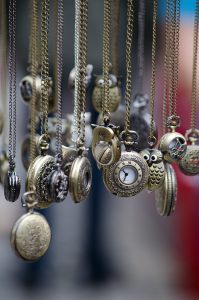 pocket watches, chains, vintage